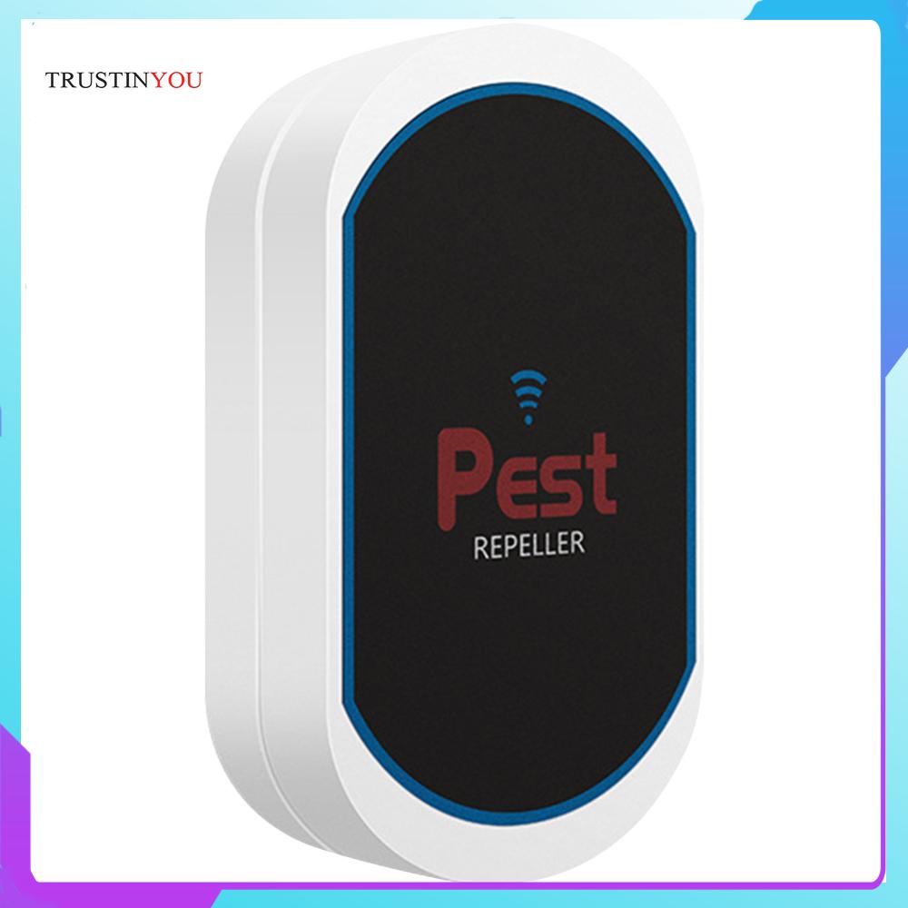 Ultrasonic Pest Repeller Plug-in Insect Repeller No Noise Rat Mosquito Repellent Multifunctional for Cockroach Spiders ราคา 106 บาท*ส่งฟรี
