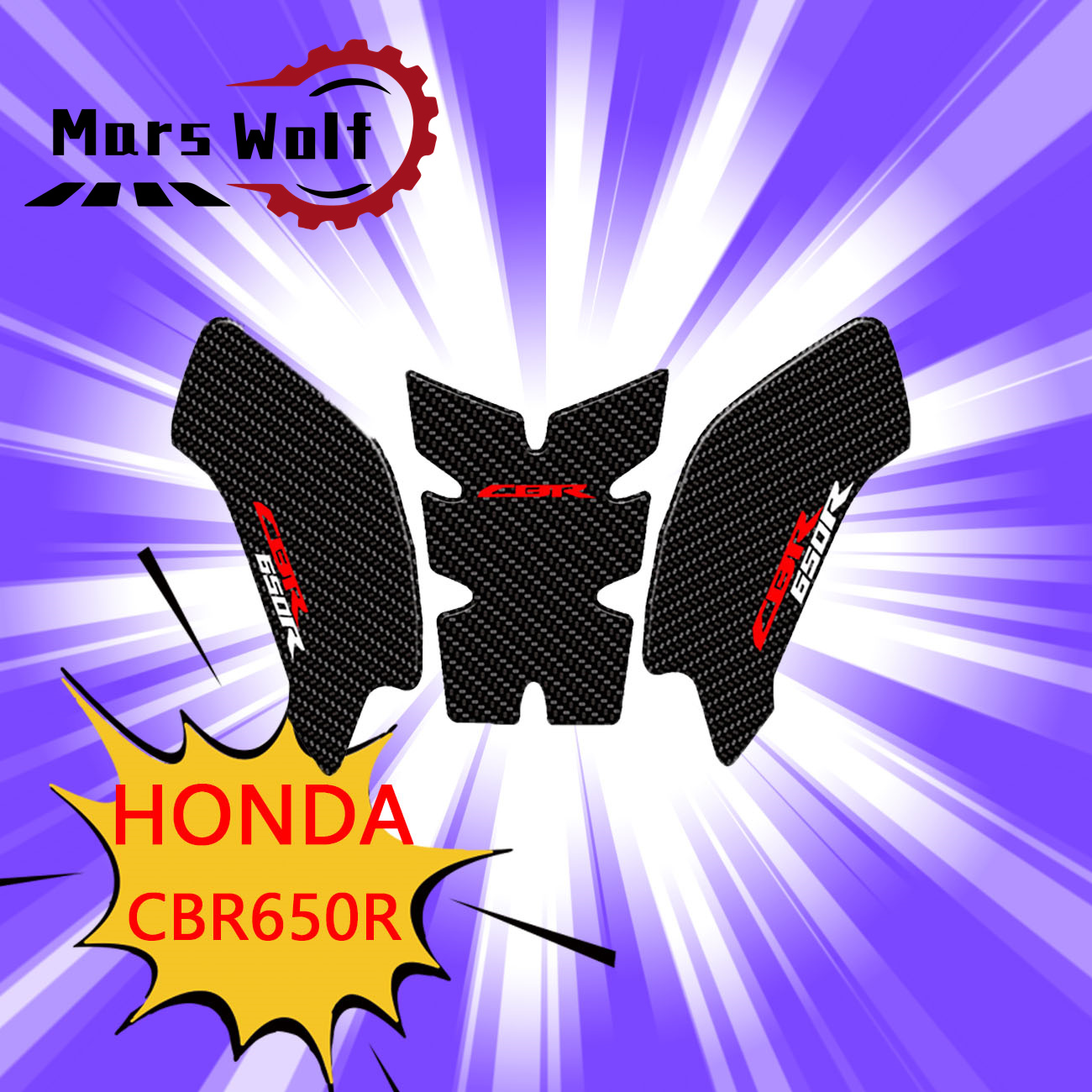Tấm lót bình xăng cb650r cho honda cbr 650r cb 650r 2019 2020 2021 miếng dán xe máy miếng dán bình dầu miếng dán chống trượt bên 3m