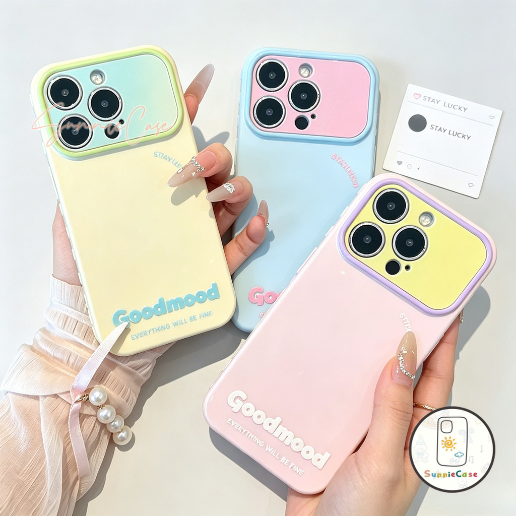 Ốp Lưng Cho Oppo A35 A15 A16 A5i A3X A3 A7 A18 A31 A58 A60 A57 A77 A54 A38 A17 Bìa mềm chống rơi Dopamine đơn giản
