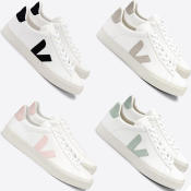 Veja Campo Leather White Training Shoes - Women's/Men's