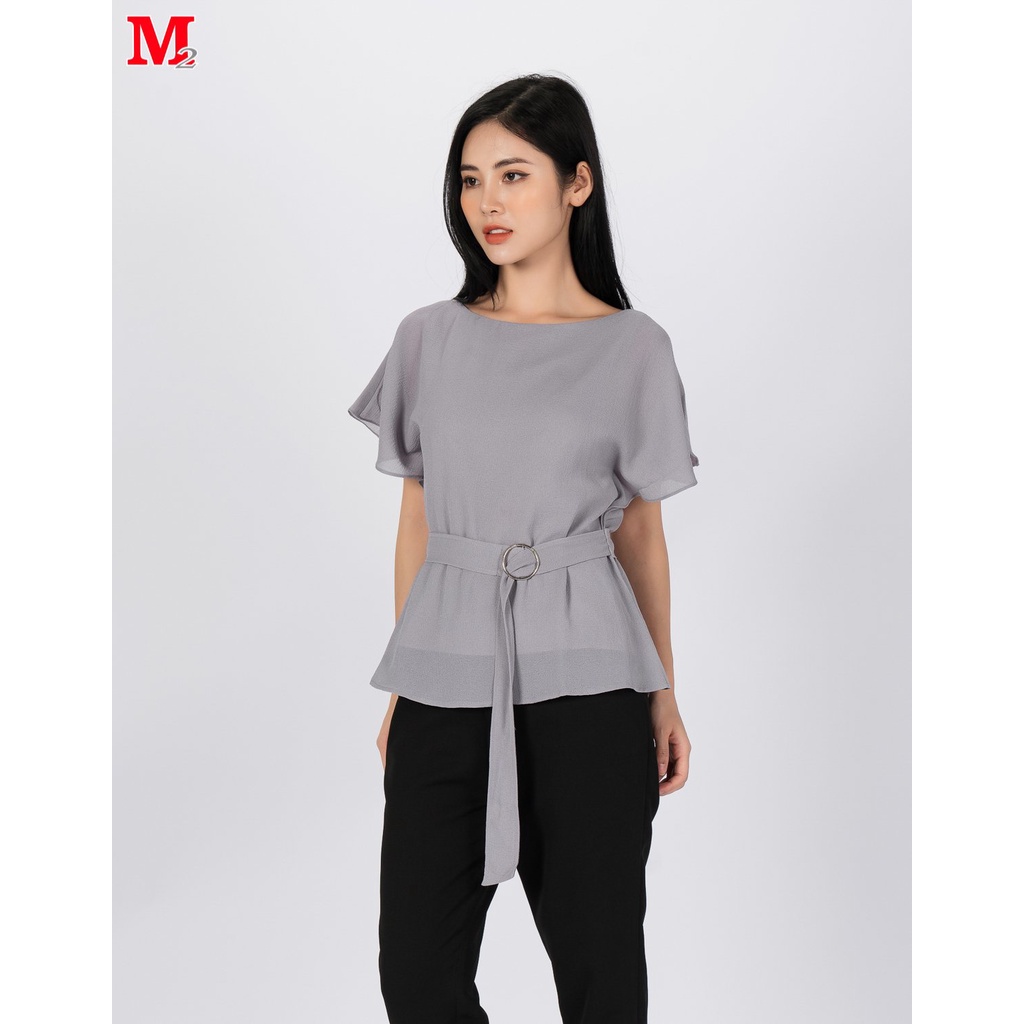 Áo nữ cánh dơi thắt đai eo SAW0620AO340 Thời trang M2