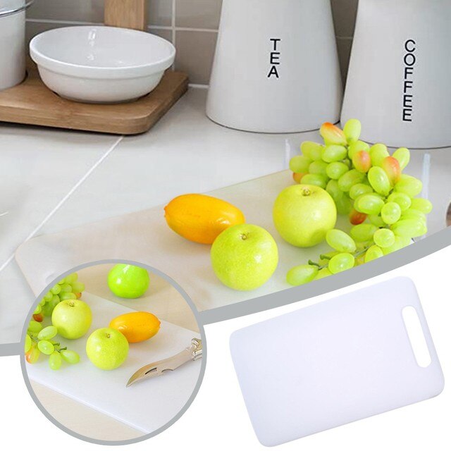 Yingke Thớt chặt nhựa bếp chống trượt chân sâu nhỏ giọt rãnh thoát nước có thể treo tấm cắt bằng nhựa cắt trái cây và rau