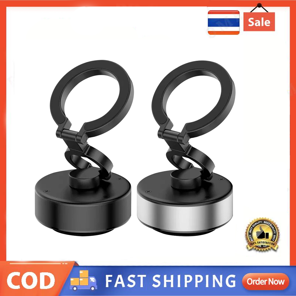 ประกายไฟ ที่วางโทรศัพท์ในรถยนต์แบบถ้วยดูดแม่เหล็กสูญญากาศ 360° หมุนขาตั้งหมุนพับสําหรับรถยิมกระจก ราคา 229 บาท*ส่งฟรี