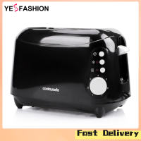 Yesfashion Store IN stock 1 Set Of Smart Led Display Toasters 2 Slice Breakfast Toasters With Extra Wide Slot (uk Plug)