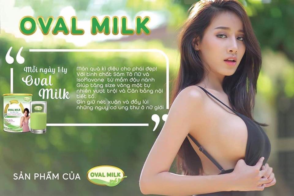 Tăng Vòng 1Nở Ngực Oval Milk To Tròn s n Chắc - Tăng Kích Thước Vòng 1
