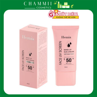 Kem chống nắng HEMIA Face UV Screen SPF50+ PA++++ 50ml nhập khẩu chính hãng Hàn Quốc