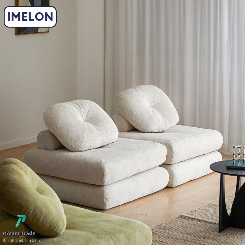 IMELON Ghế Sofa Gấp Có Thể Mở Rộng Tiện Nghi Hiện Đại Với Thiết Kế Có Thể Tháo Rời Và Giặt Được