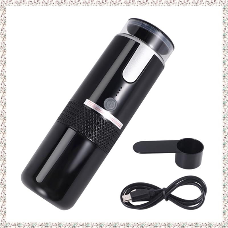 Electronic Coffee Maker Rechargeable Espresso Machine Portable Car Coffee Make Ground Coffee & Espresso Travel Camping