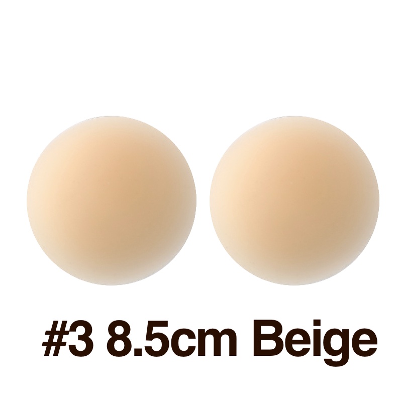 Adhesive Silicone DOOD Nipple Pad Pasties Cover Skin Adhesive Gel 6.5cm8.5cm Pink Cream Beige