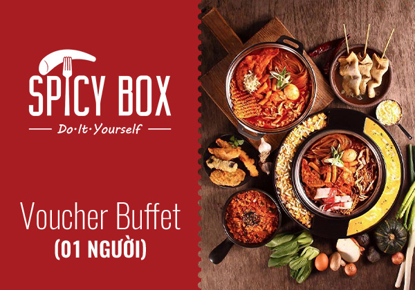 [HCM] Spicy Box - Evoucher Voucher Buffet Dành Cho 1 Nguời