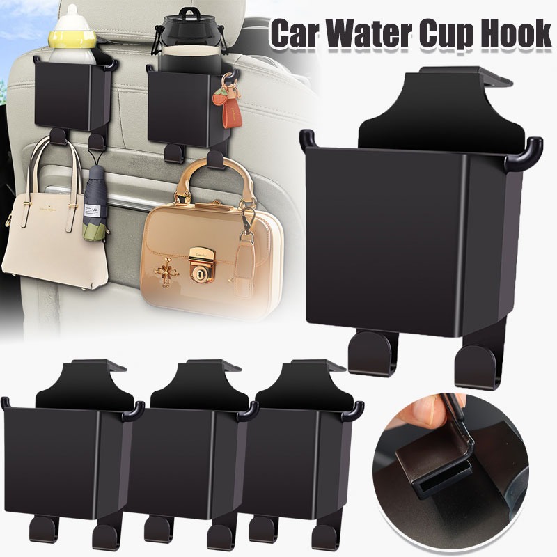 Đa chức năng phía sau xe vuông thoát nước móc cốc xe hơi phổ thông ghế sau treo hộp lưu trữ điện thoại di động phụ kiện nội thất xe ô tô