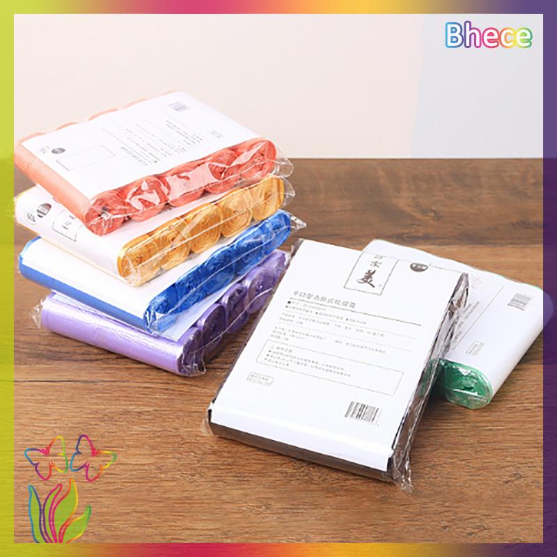 Bhece 5ม้วน1แพ็ค100ชิ้นถุงขยะใช้แล้วทิ้งสำหรับใช้ในครัวเรือนถุงขยะทำความสะอาดถุงพลาสติกถุงขยะ ราคา  28 บาท*ส่งฟรี