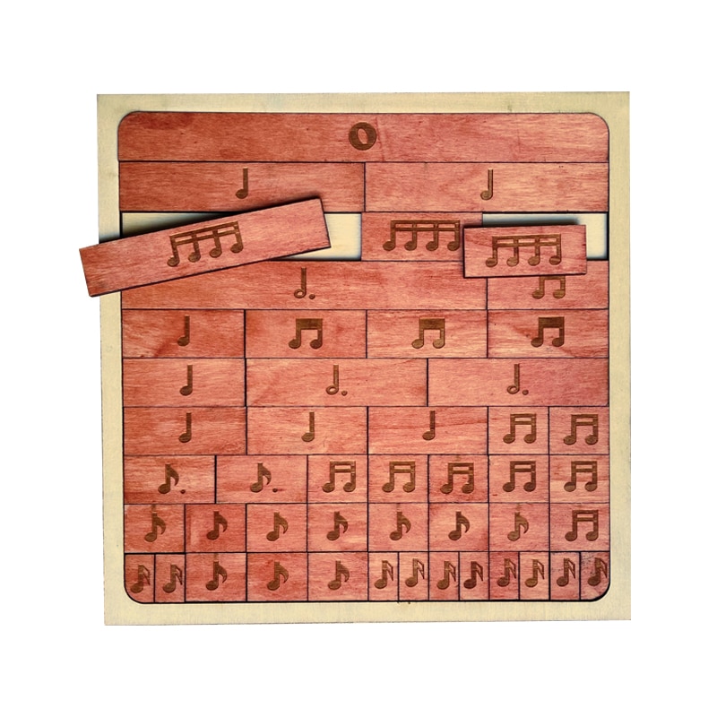 Montessori Đồ chơi âm nhạc Đồ chơi nghệ thuật Lưu ý ghép hình Tangram nhận thức Trò chơi giáo dục học tập đồ chơi bằng gỗ cho trẻ em phần gạch
