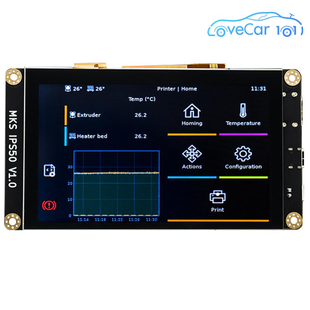 5inch Display Screen 800x480 HD RGB Capacitive 3D Printer Touch Screen TypeC USB HDMI-Compatible Port for MKS IPS50 ราคา 1,995 บาท*ส่งฟรี