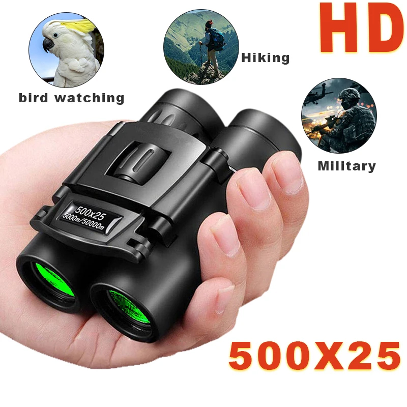 Portable Binoculars Zoom Telescope Professional HD Mini Pocket For Adults Kids Bird Watching ราคา 383 บาท*ส่งฟรี