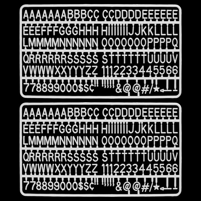 【Get the Perfect Fit】 300 Numbers Characters For Felt Letter Board Numbers For Changeable Letter Board