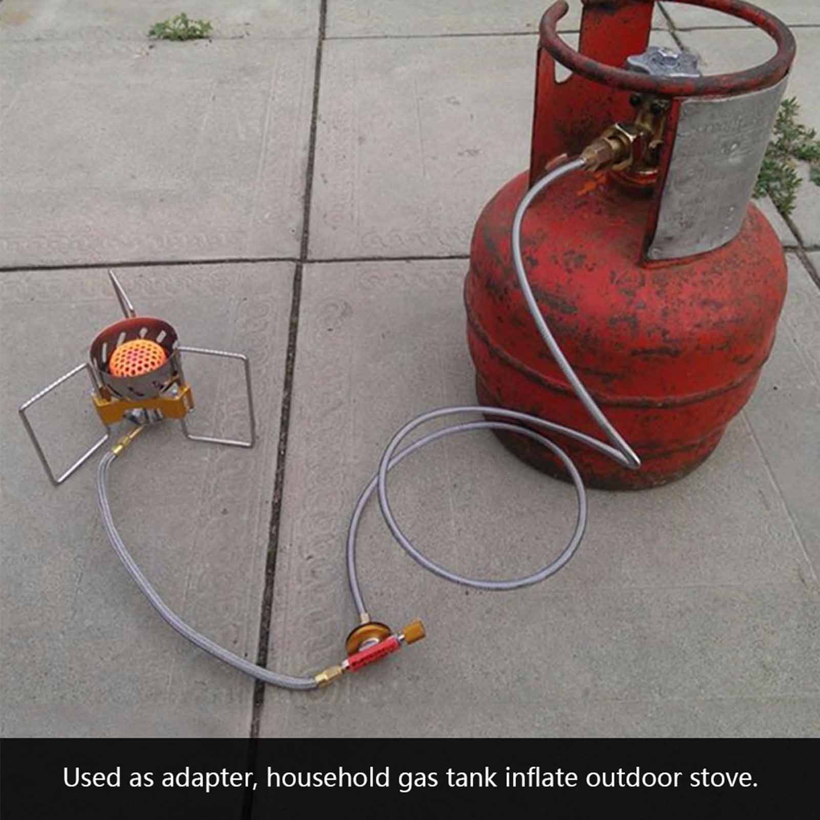 Bộ chuyển đổi bình gas Bộ chuyển đổi nạp gas Phụ kiện nồi nấu chai LPG nhỏ ngoài trời cho cắm trại