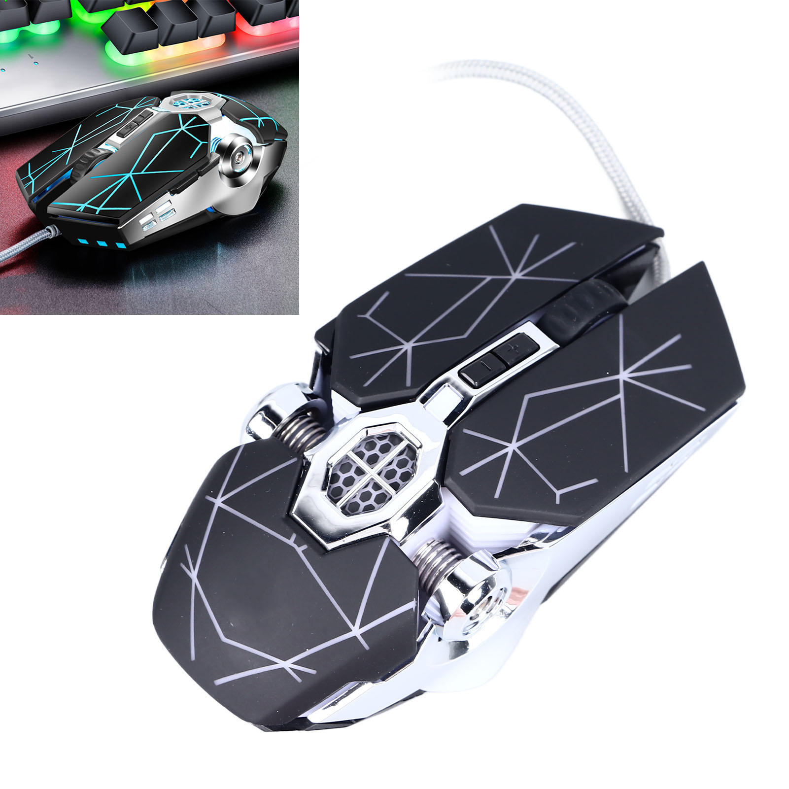 Chuột chơi game cơ xuất hiện mát mẻ RGB chuột cho PC