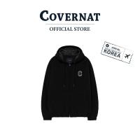 COVERNAT เสื้อฮู้ดดี้ รุ่น Heavy Oxford Hooded Jacket Black (70051SOXJKU_F5BKXX)