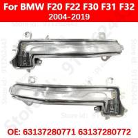 ไฟเลี้ยวกระจกมองข้างรถยนต์ อะไหล่ตกแต่งรถยนต์ สำหรับ BMW 2 3 4 Series F20 F22 F30 F31 F32 ปี 2004-2019 รหัส 63137280771 63137280772