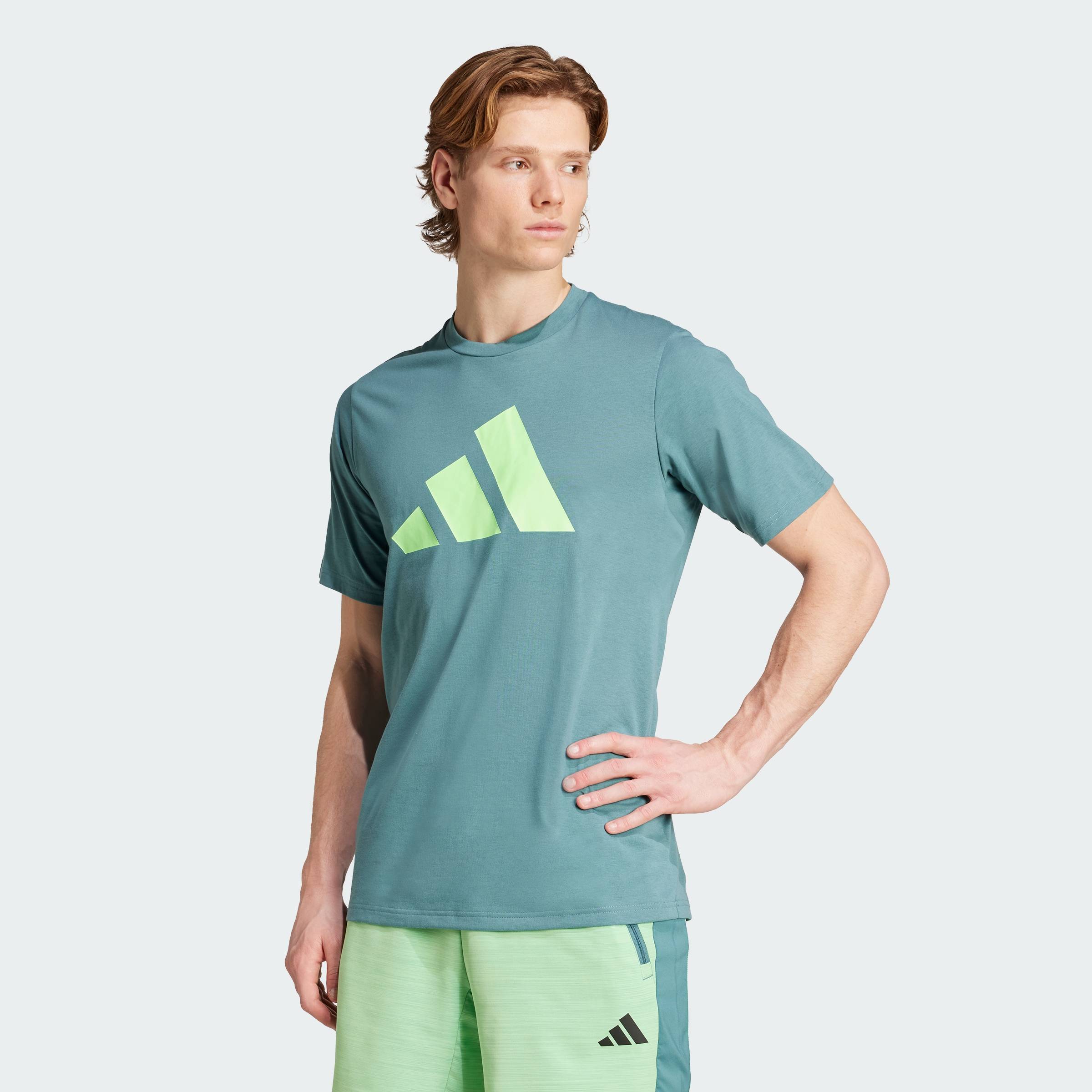 [CHỈ 1-4.11-MUA 3 GIẢM 40%] adidas Tập luyện Áo Thun Tập Luyện Train Essentials Feelready Có logo Na