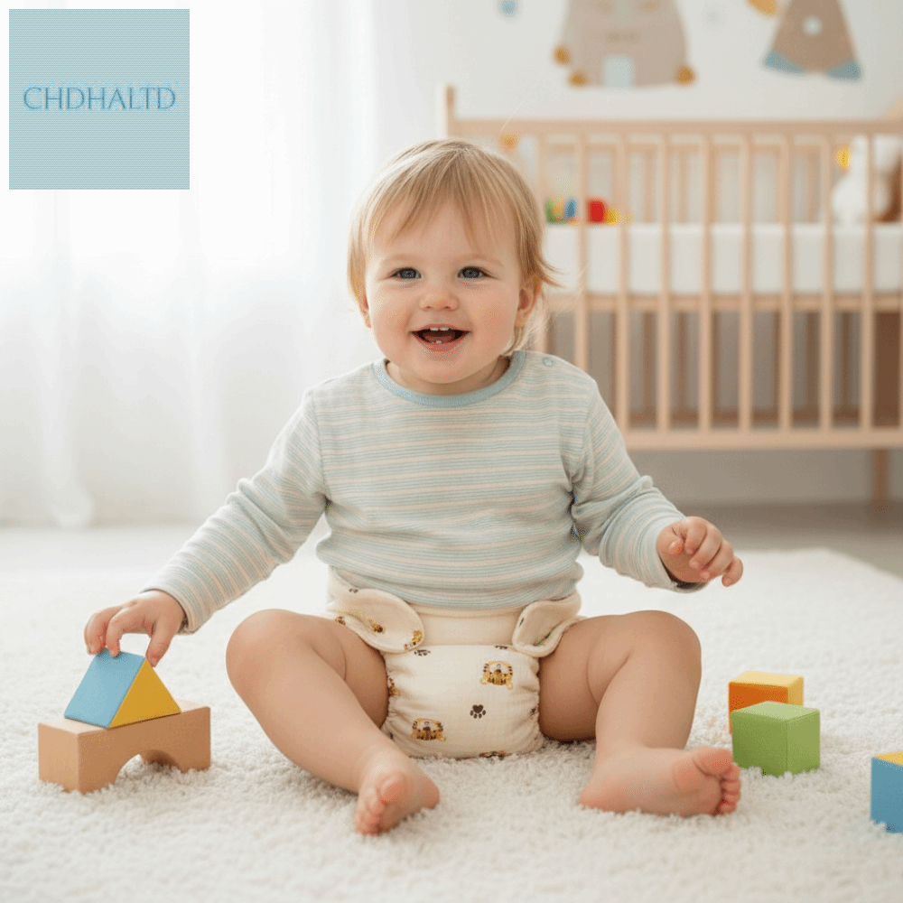 CHDHALTD Chống thấm nước Quần tập cho bé Thân thiện với môi trường Bông nguyên chất Quần short cho trẻ sơ sinh Mới Chất liệu gạc Tã vải cho bé Trẻ sơ sinh