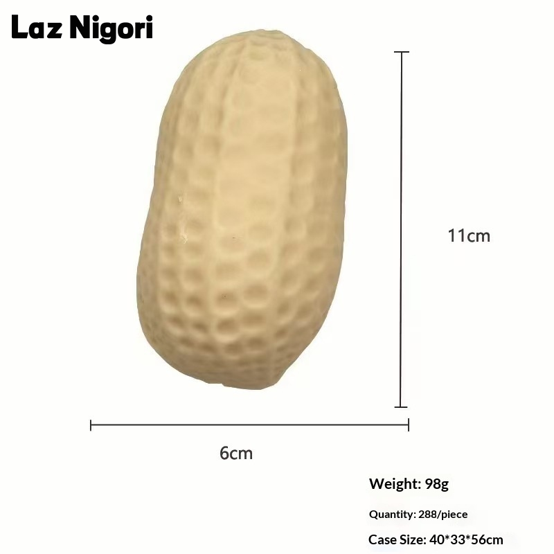 Laz Nigori Realistic Peanut Squishy Toy Soft Slow Rebound Stress Relief Fun for Kids ราคา 54 บาท*ส่งฟรี