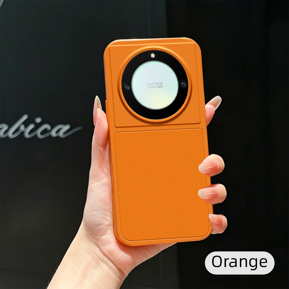 Luxury Lychee Leather Shockproof Phone Case For Honor X9A Magic 5 Lite Instantly Turn Full Bumper Matte Cover - Image 3