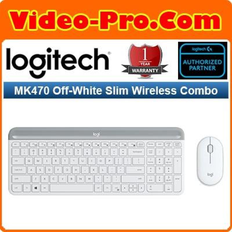 Logitech MK470 Graphite / White Slim Wireless Combo Keyboard and Mouse (1 Year Warranty) Singapore