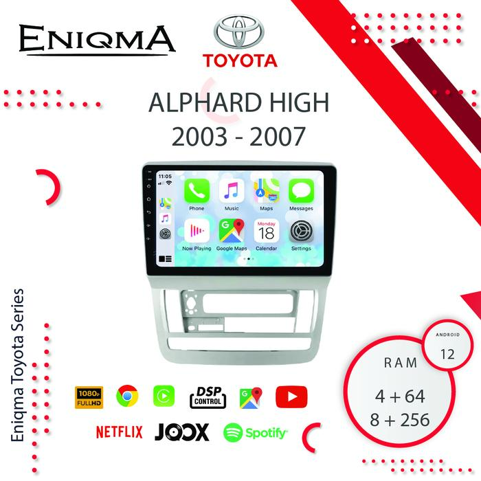 HEAD UNIT FOR ALPHARD ANH10 HIGH SPEC / LOW SPEC TAHUN 2003-2007 -KasihMurah shop01 Harga 10,170,000 rupiah*Gratis Ongkir