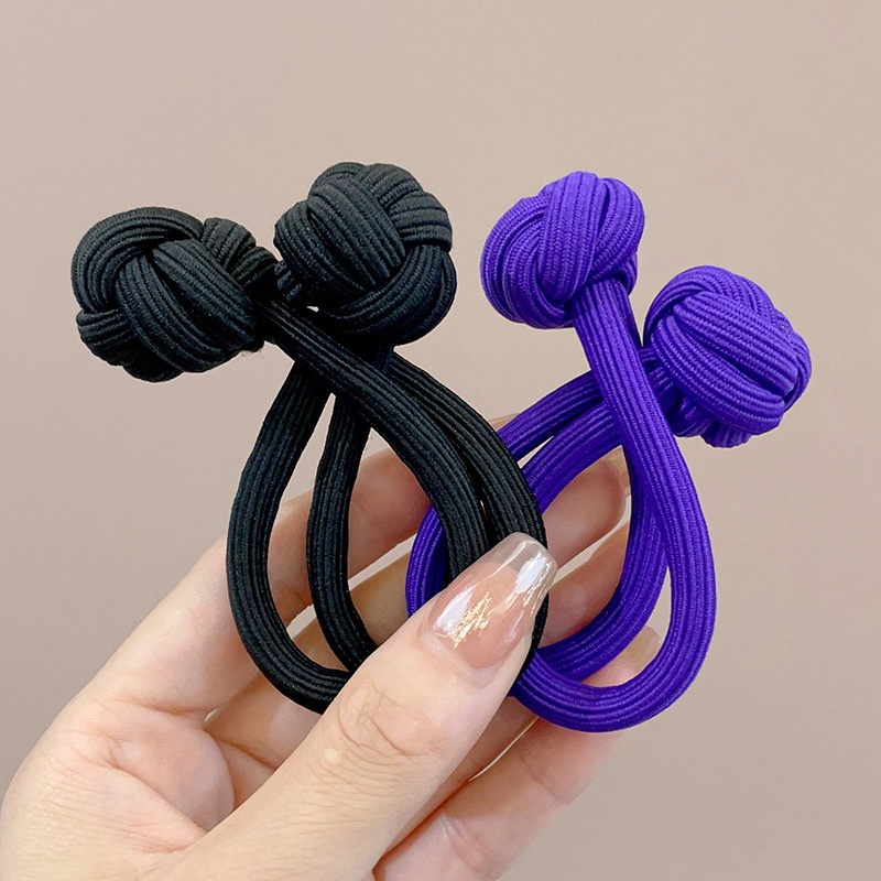 Ban nhạc đầy màu sắc và cao su dày với độ co giãn cao và độ bền mới mở-Kết thúc Dây Buộc Tóc Phụ kiện tóc