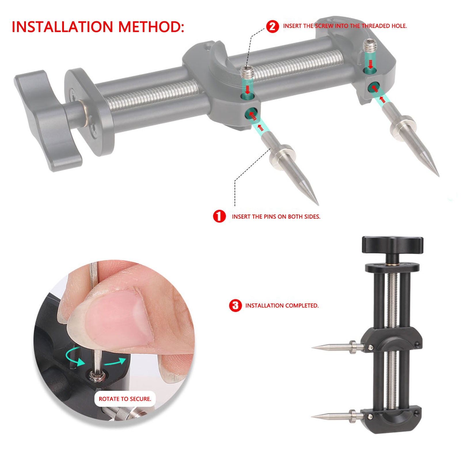 Ống kính máy ảnh Vise công cụ sửa chữa sửa chữa ống kính máy ảnh dụng cụ phụ trợ Hợp kim nhôm cho kính thiên văn
