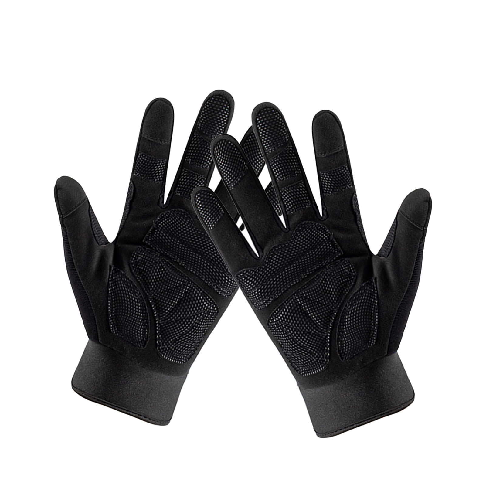 1Pair Riding Gloves Anti-slip Adjustable Waterproof Full Fingers Gloves
