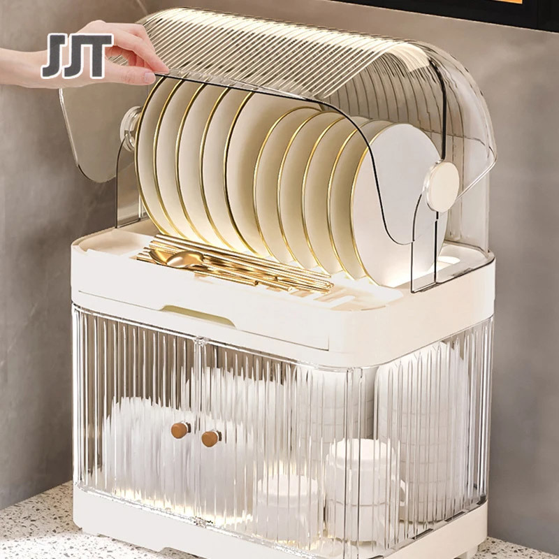 kitchen cupboard Draining dish cutlery rack Household bowl rack shelf Chopsticks sorting box Multi-layer storage box Adjustable drain pot rack dish rack storage rack detachable storage bowl dish rack ราคา 782 บาท*ส่งฟรี