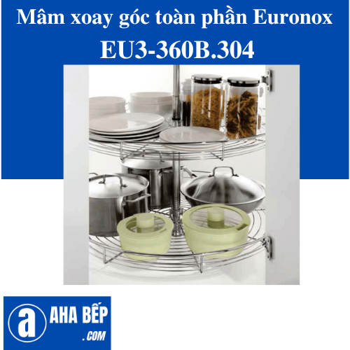 Mâm xoay góc toàn phần Euronox EU3-360B.304. Hàng Chính Hãng (Hotline: 0899.167.587)