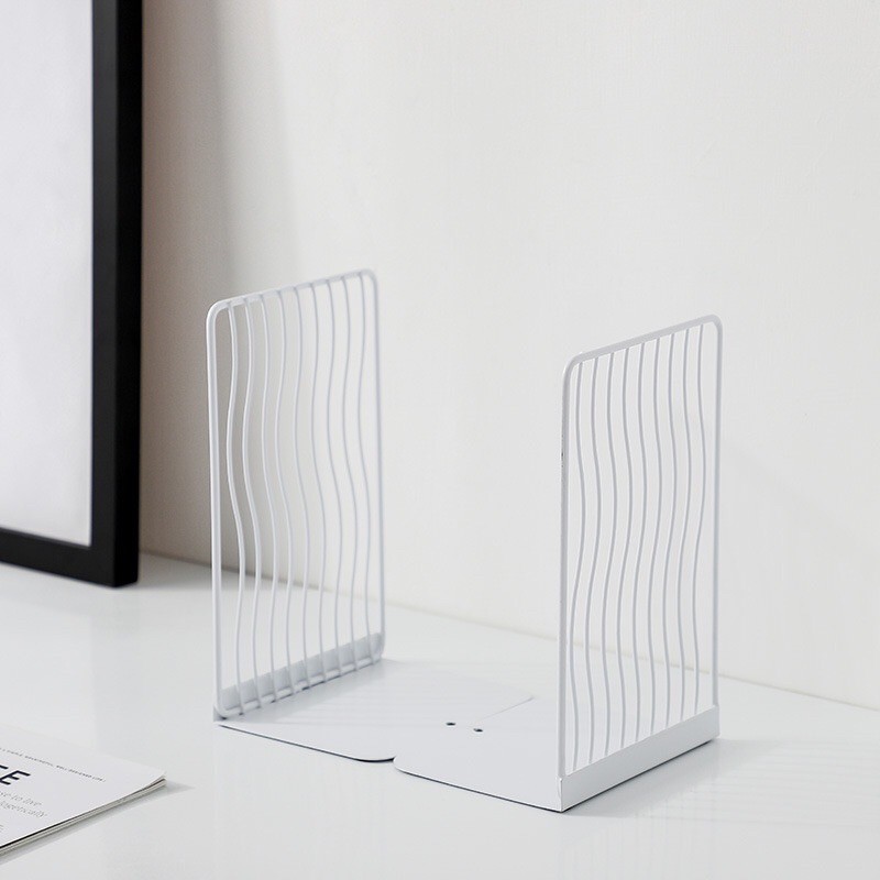 LITTLE O Metal Bookstand Penahan Buku Pembatas Buku Aesthetic Berbahan Besi Anti Karat