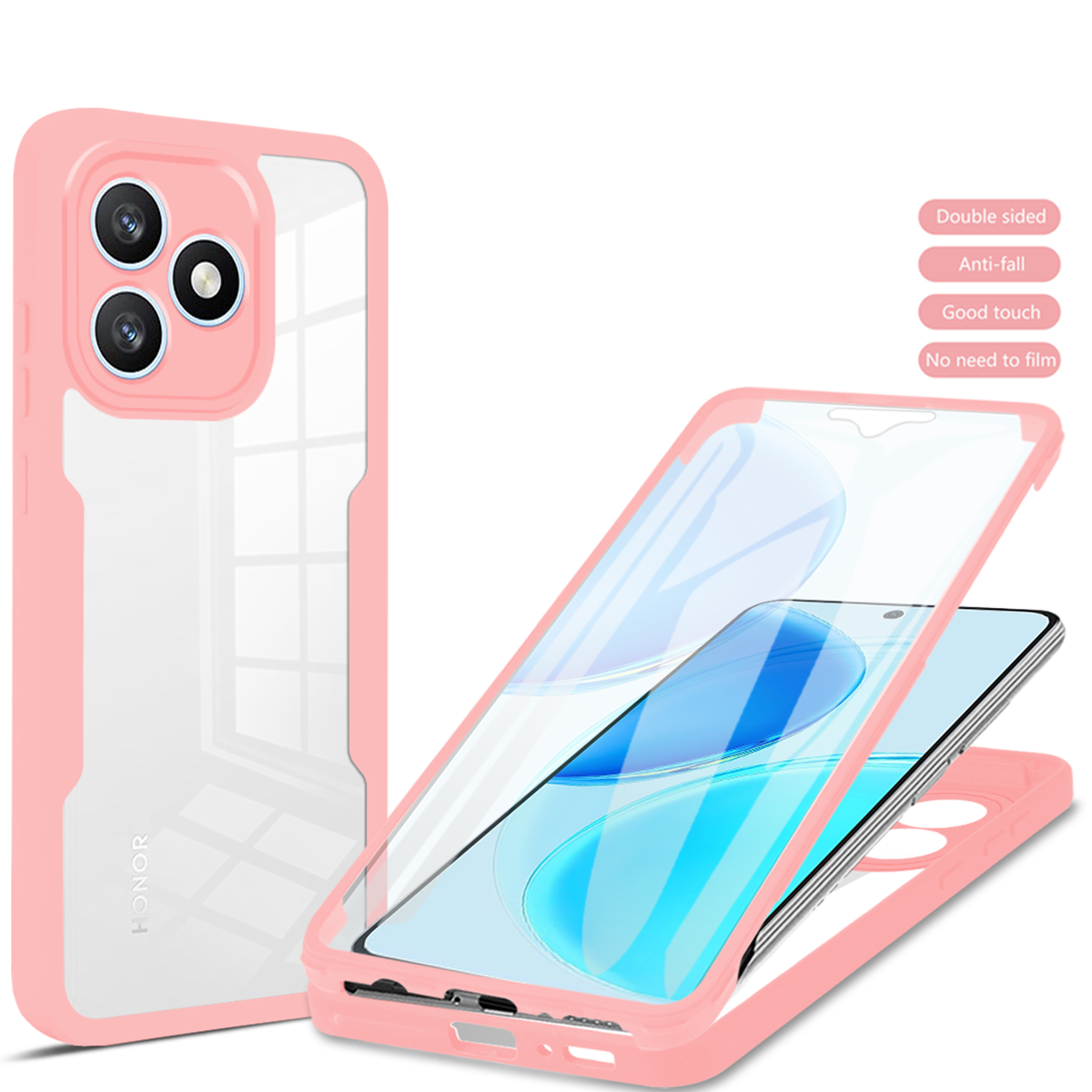 For Honor X8d Case Honor X8d Cover X8D Phone Case Full Body Protection Case Protective 360 Double Sided Cover Funda Coque Capa - Image 4