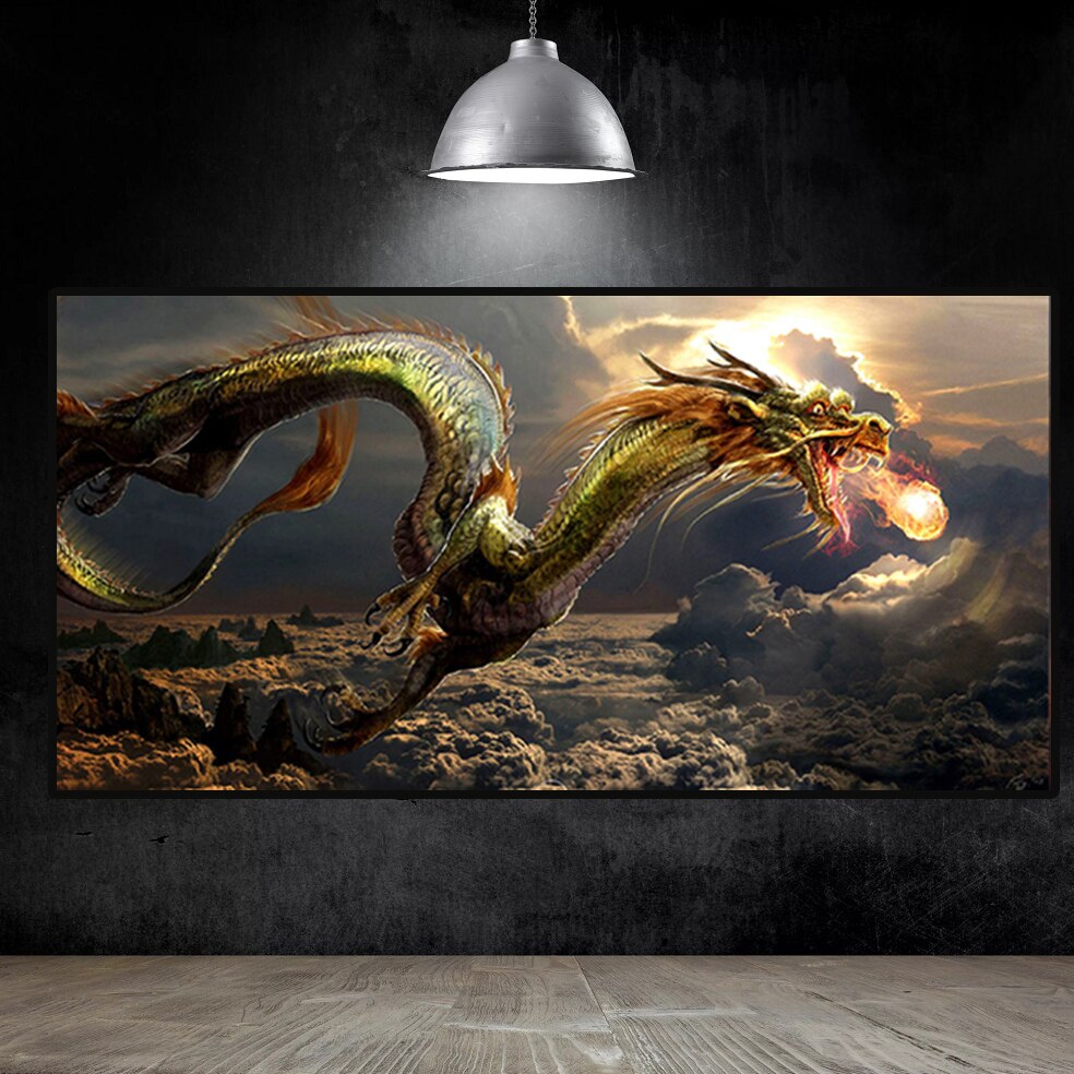 Chinese Dragon Wall Painting - Best Price in Singapore - Feb 2024