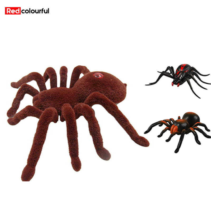 Halloween Infrared Remote Control Spider Simulation Electronic Spider RC Toys For Prank Trick ราคา 235 บาท*ส่งฟรี