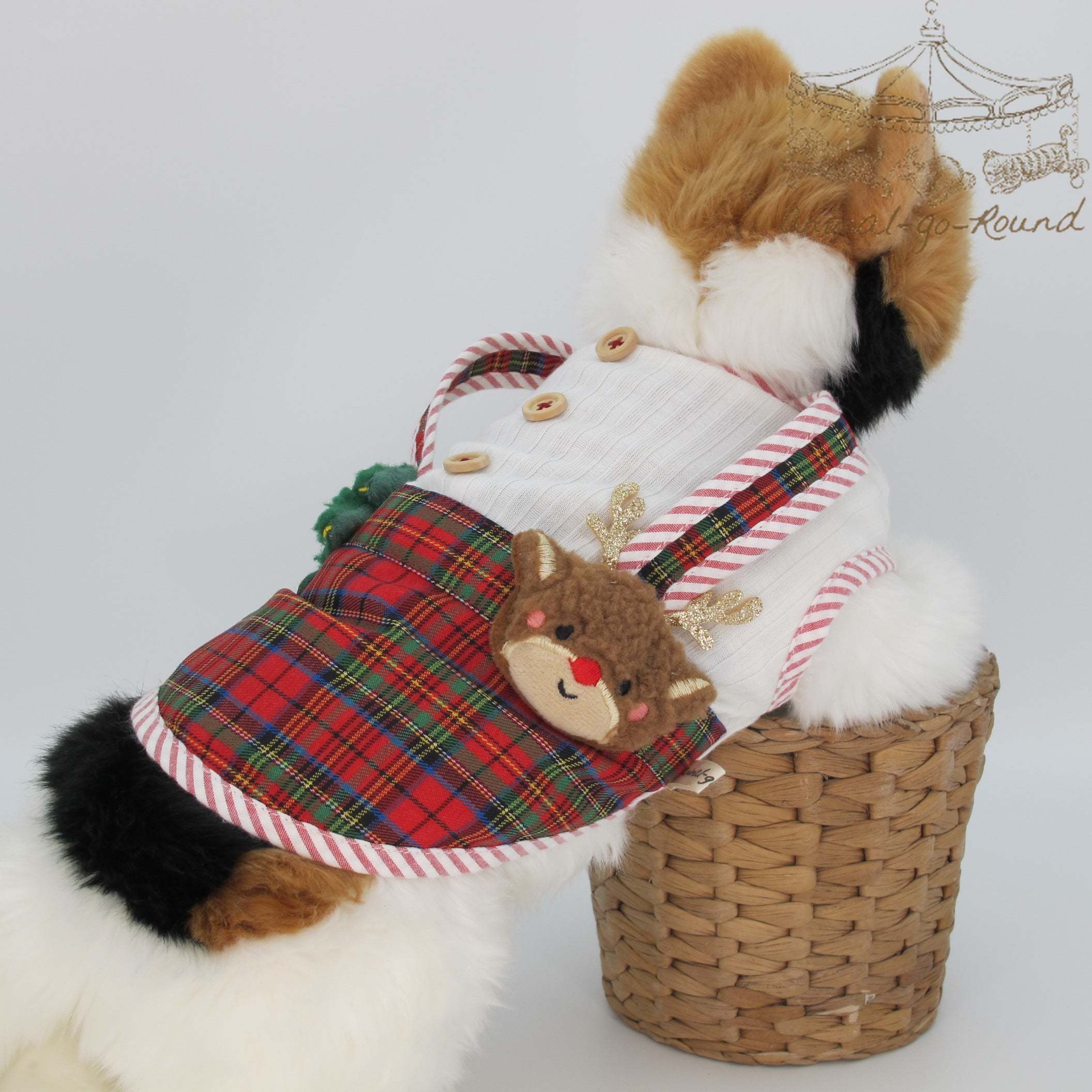 Animal-Go-Round เสื้อผ้าเครื่องแต่งกาย สัตว์เลี้ยง, หมา, แมว, สุนัข รุ่น Donner Reindeer - ยี่ห้อ Animal-Go-Round ราคา 690 บาท*ส่งฟรี