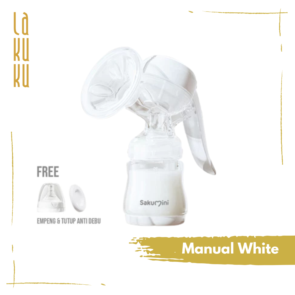 Lakuku - Sakumini Pompa Asi Manual Breast Pump Portable Anti Backflow Hisap Kuat