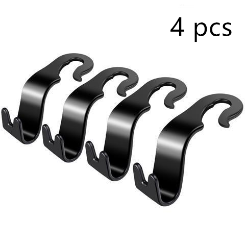 【Latest Style】 4x Car Bag Hanger Seat Back Hooks for Hyundai Creta BMW X5 E53 E70 Tucson VW T5 Golf 4 7 5 Tiguan Kia Rio Sportage R Accessories