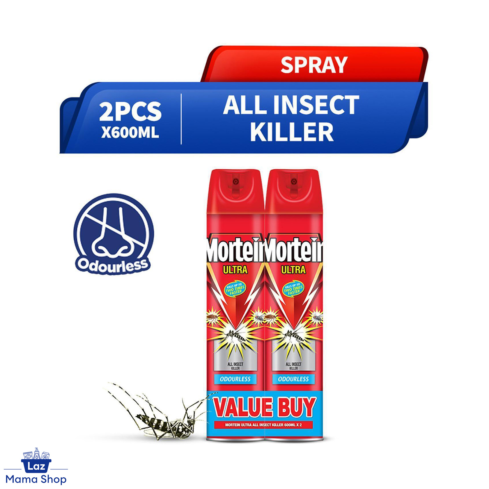 Shieldtox NaturGard All Insect Killer Spray Citronella 600ML (Laz