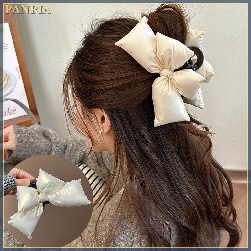 [PANPIA] คลิปโบว์ติดผมขนาดใหญ่สำหรับผู้หญิงกิ๊บติดผมขนาดใหญ่ทำจากผ้าฝ้าย3D น่ารัก ราคา 53 บาท*ส่งฟรี