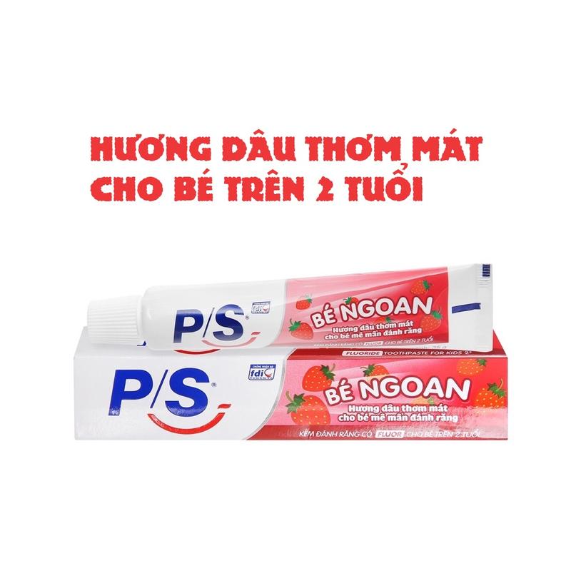 Kem đánh răng PS hương dâu tuýp 35g - cho bé từ 2 tuổi