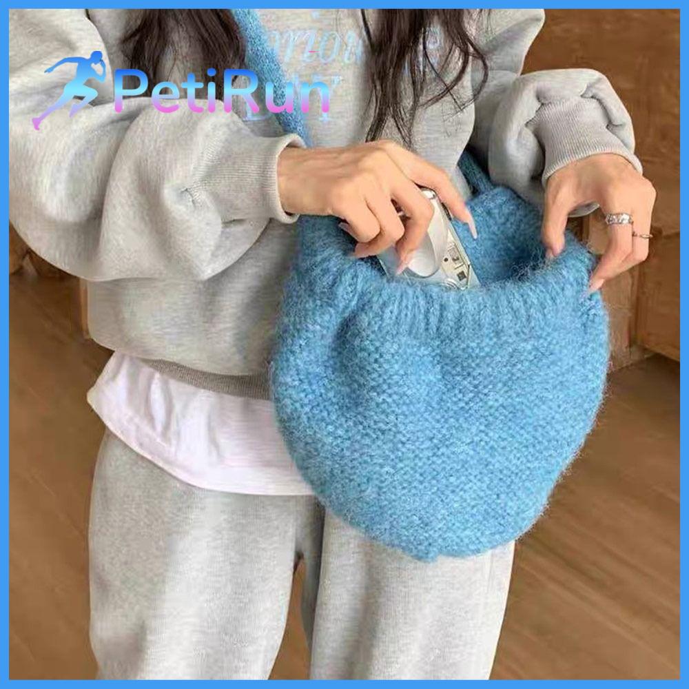PETIRUN Ấm áp Mũ Dệt  Dây đeo chống gió Bảo vệ tai Mũ Beanie Dễ thương Mũ len Balaclava Phụ nữ