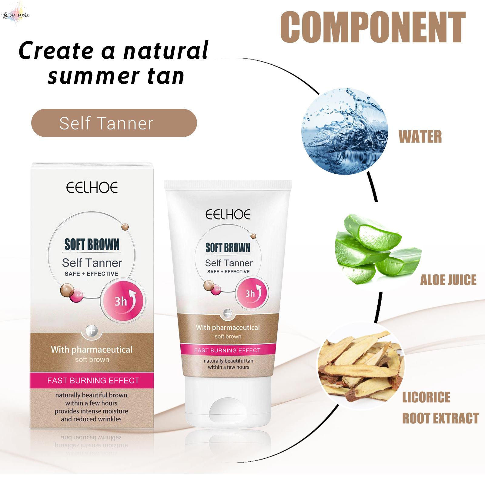 [La VIS] màu đen sẫm Bronzer thuộc da Kem hiệu quả cơ thể Bronzer tan nhanh kem thuộc da cho sunbeds & LV-MY mặt trời ngoài trời