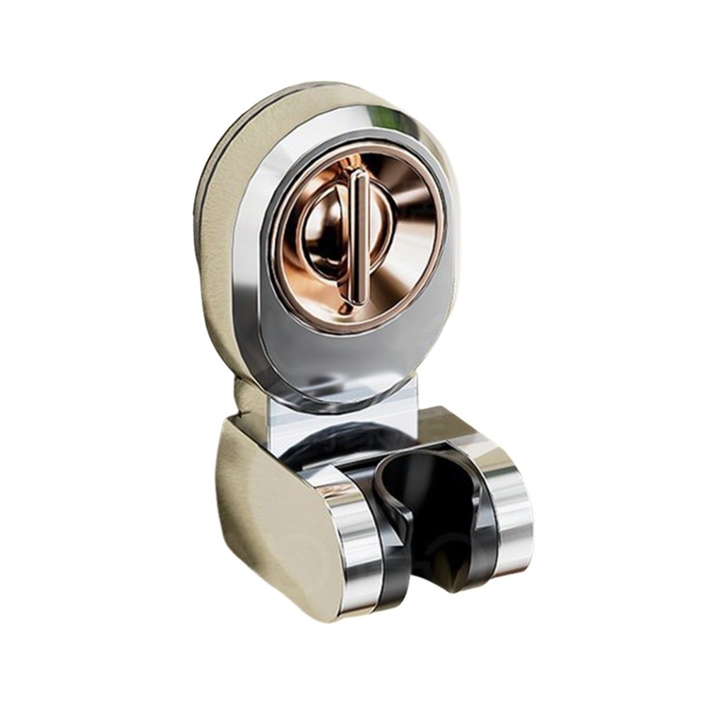 Shower Head Holder – Strong Adhesive Wall Mount, Adjustable 45° Angle, No-Drill Chrome Bracket For Handheld Shower