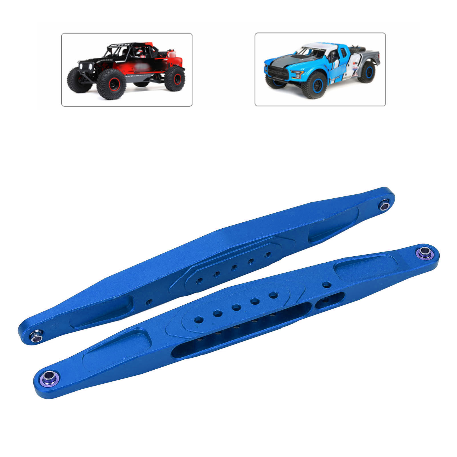 1/10 RC đòn kéo hệ thống treo sau Trọng lượng nhẹ giằng dưới phía sau đòn kéo hệ thống treo sau S thiết lập cấu trúc vững chắc cường độ cao Hợp kim nhôm nhiệt cho Rey búa Rey (màu đỏ)
