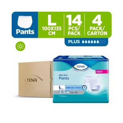 TENA Official Store - TENA Pants Plus L14s X 4 - PROskin
